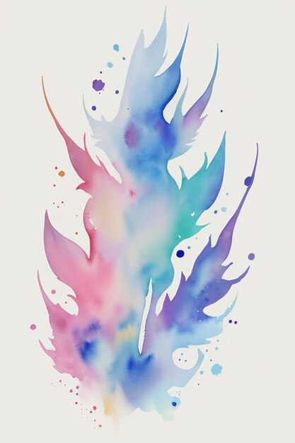 Aquarel achtergrond splash inkt arcering design element minimalistische stijl van Chinese inkt schilderij