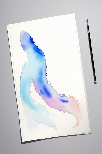 Aquarel achtergrond splash inkt schaduw ontwerp element minimalistische stijl van Chinese inkt schilderkunst