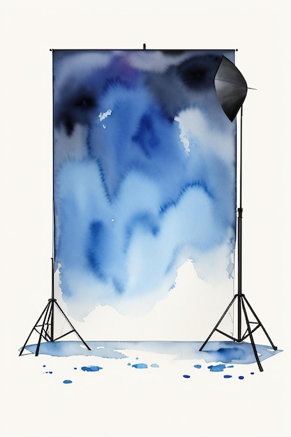Aquarel achtergrond splash inkt schaduw ontwerp element minimalistische stijl van Chinese inkt schilderkunst