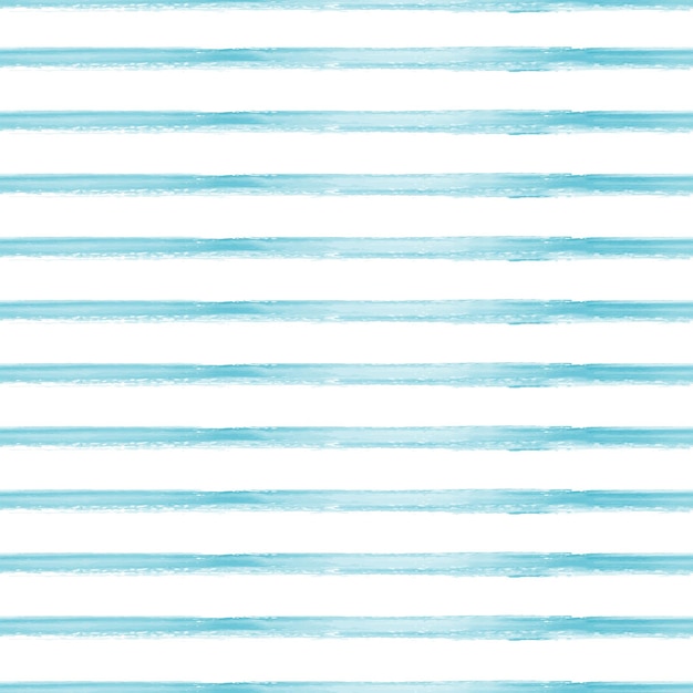 Aquarel blauwe strepen naadloze patroon