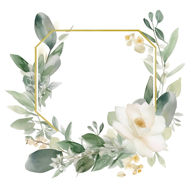 Aquarel bloemen illustratie boeket set collectie bruiloft stationaire bloem achtergrond