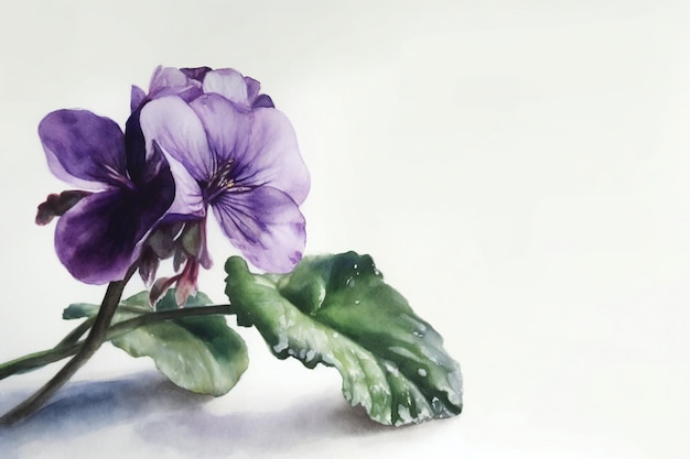 Aquarel bloemen ontwerpen