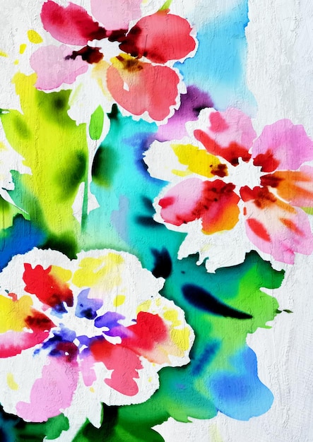 aquarel bloemen schilderen