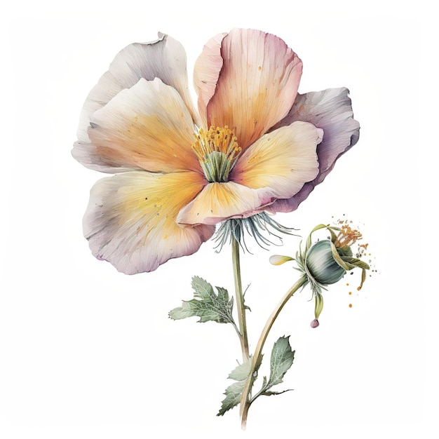 aquarel bloemstuk