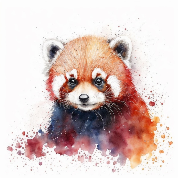 Aquarel Dieren Abstracte Tropische Exotische Jungle