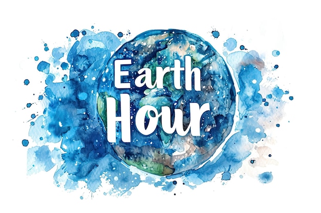 Aquarel Earth Hour Concept Art