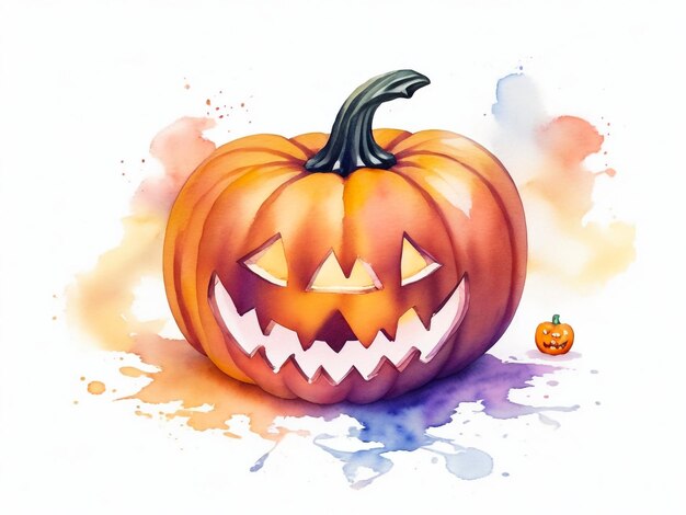 aquarel gelukkig Halloween