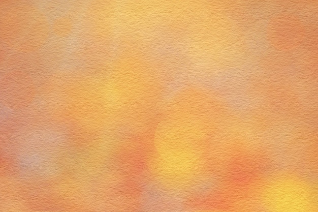 Aquarel herfst geel oranje wazig achtergrond op aquarel textuur papier