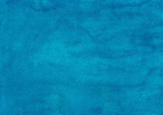 Aquarel kalm cyaan blauwe achtergrond