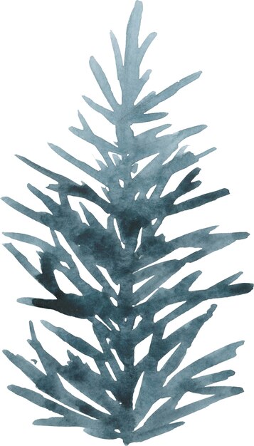 Aquarel kerstboom