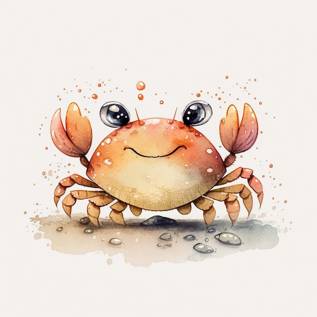 Aquarel krab