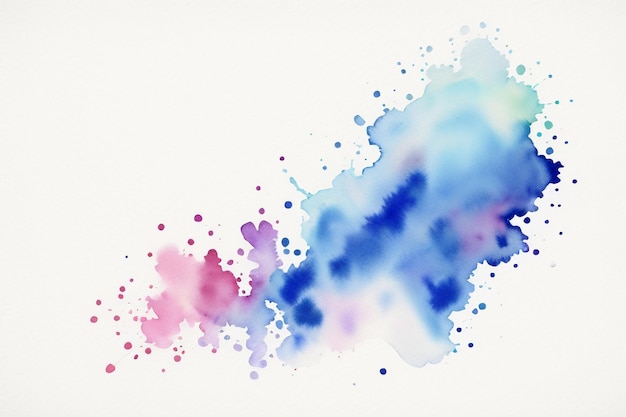 Aquarel splash inkt smudge stijl Chinese inkt schilderij ontwerp element achtergrond behang