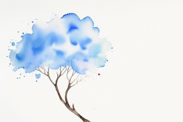 Aquarel splash inkt smudge stijl Chinese inkt schilderij ontwerp element achtergrond behang