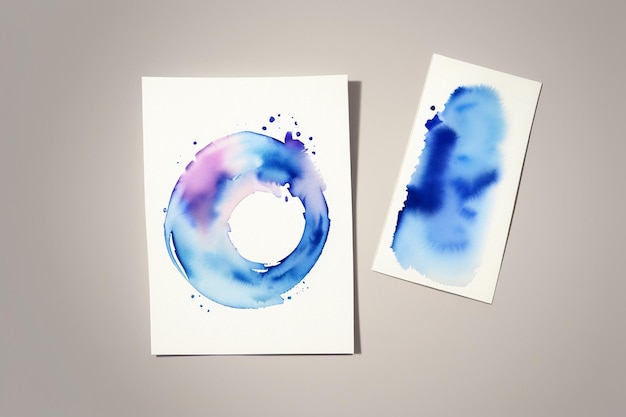 Aquarel splash inkt vlekken stijl Chinese inkt schilderij ontwerp element achtergrondbehang