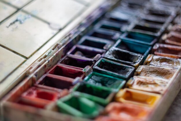 aquarelverf, close-up, artistieke achtergrond