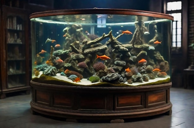 사진 수족관 물고기 수중 세계