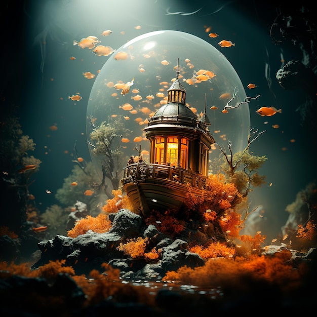 aquarium realistic manipulation Imaginary Horizons