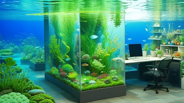 AquaScaping Werkomgeving Onderdompelbare productiviteitsoase