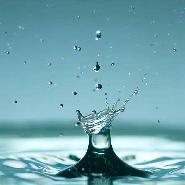 Aquatic Elegance Capturing the Beauty of Water Splashes