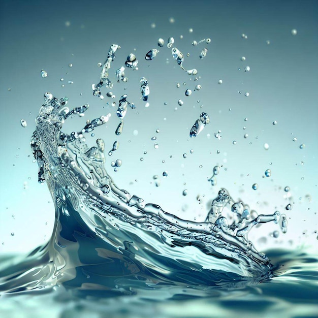 Aquatic Elegance Capturing the Beauty of Water Splashes