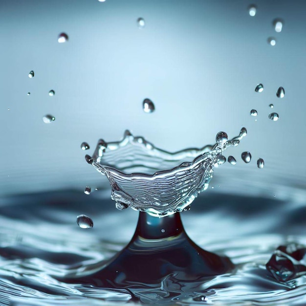 Aquatic Elegance Capturing the Beauty of Water Splashes