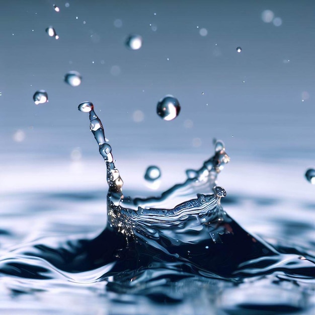 Aquatic Elegance Capturing the Beauty of Water Splashes