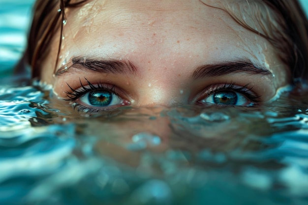 Foto i riflessi acquatici attraggono le donne