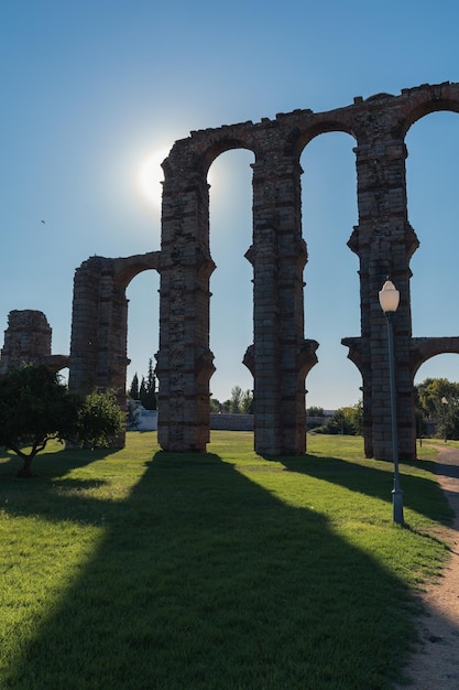 Aqueduct of the miracles of Merida Spain