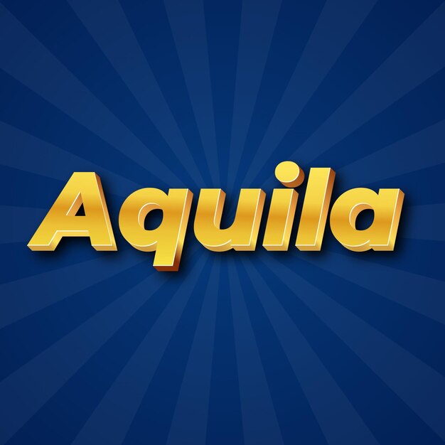 Aquila テキスト効果ゴールド JPG 魅力的な背景カード写真紙吹雪
