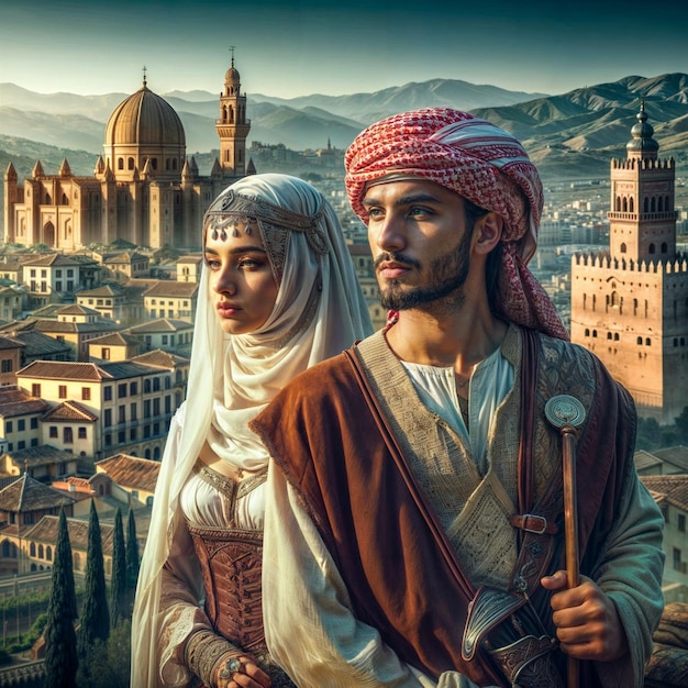 Arab couple