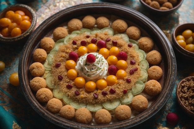 Arab sweets top view ar c