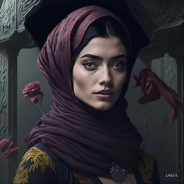 Arab Women Closeup