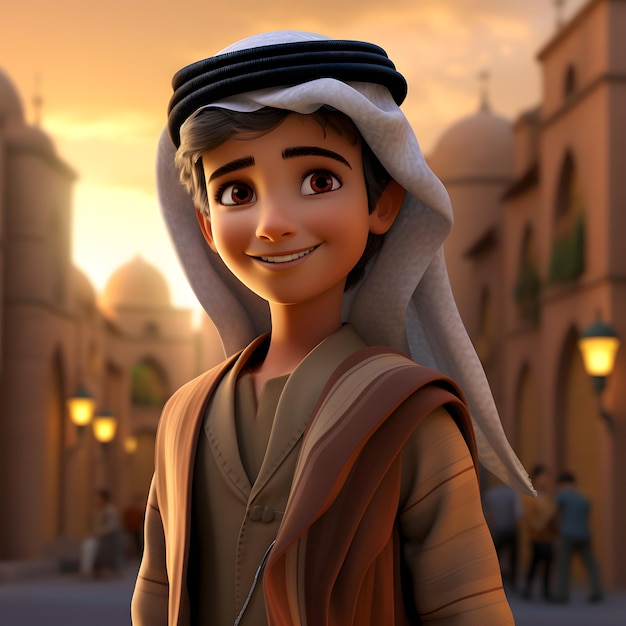Arabian Adventures A Boy's Playful Exuberance