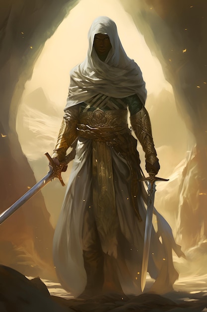 Arabian ancient warrior