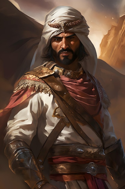 Arabian ancient warrior