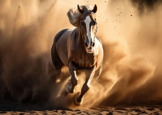 The Arabian or Arab horse is a breed of horse that originated on the Arabian Peninsula