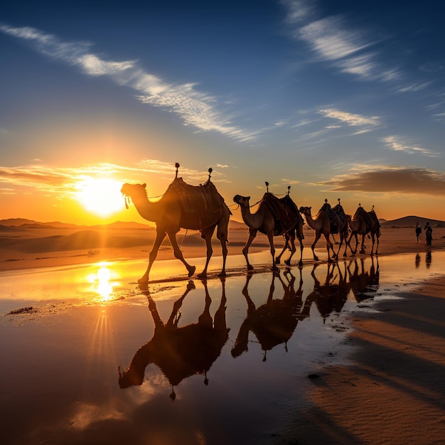 Arabian Desert Camels