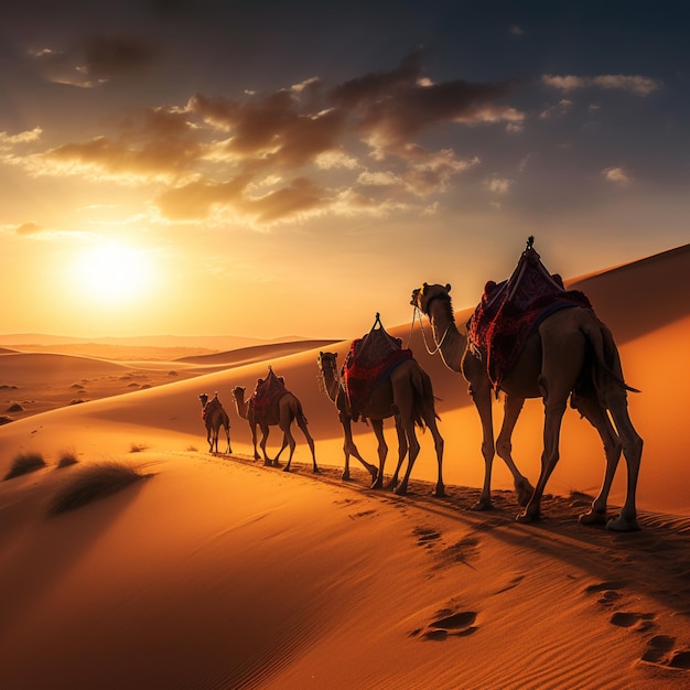 Arabian Desert Camels