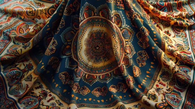 Photo arabian fabric pattern