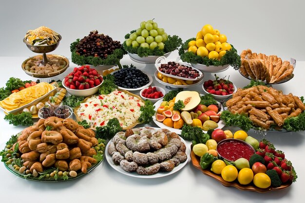 Arabian food composition for ramadan