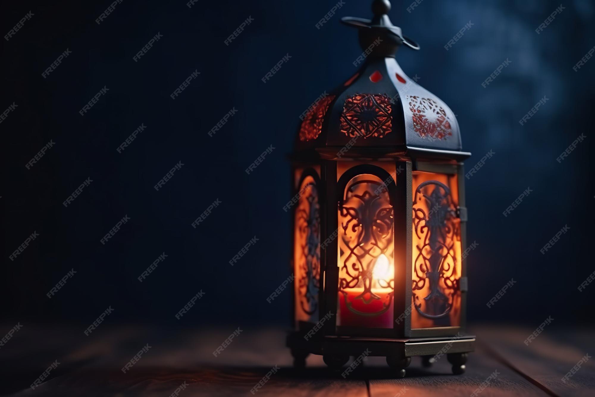 Premium AI Image | Arabian Nights Enchanting Lanterns in the Desert 