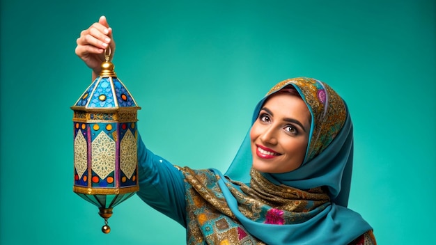 Arabian woman adorned in intricate jewelry