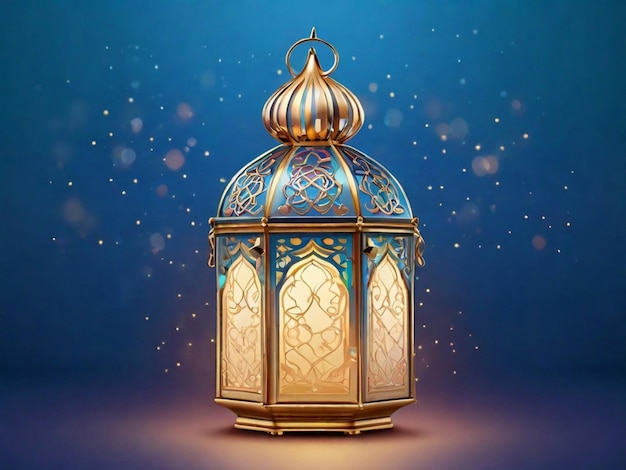 Arabic Beautiful lantern image for poster or banner