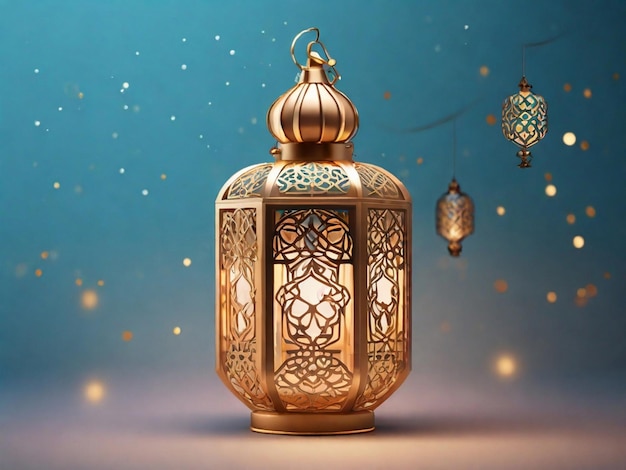 Arabic Beautiful lantern image for poster or banner