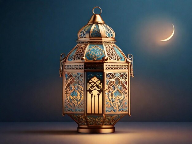 Arabic Beautiful lantern image for poster or banner