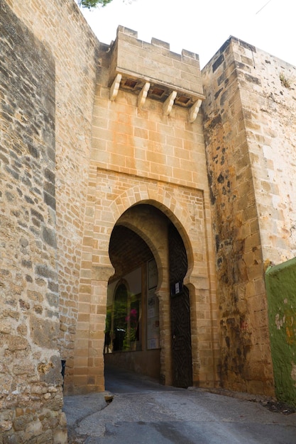 Arabic castle in Denia Spain