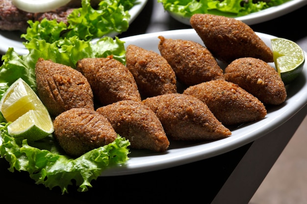 Фото Жареный кибе арабской кухни