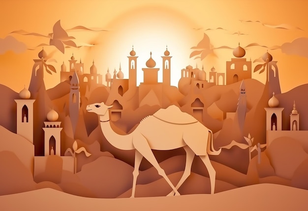 Arabic culture design for Eid and Ramadan