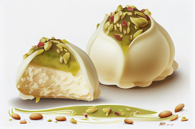 Arabic desserts are from the Middle East Generative Ai