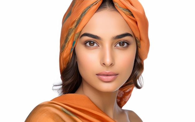 Photo arabic female model for advertising